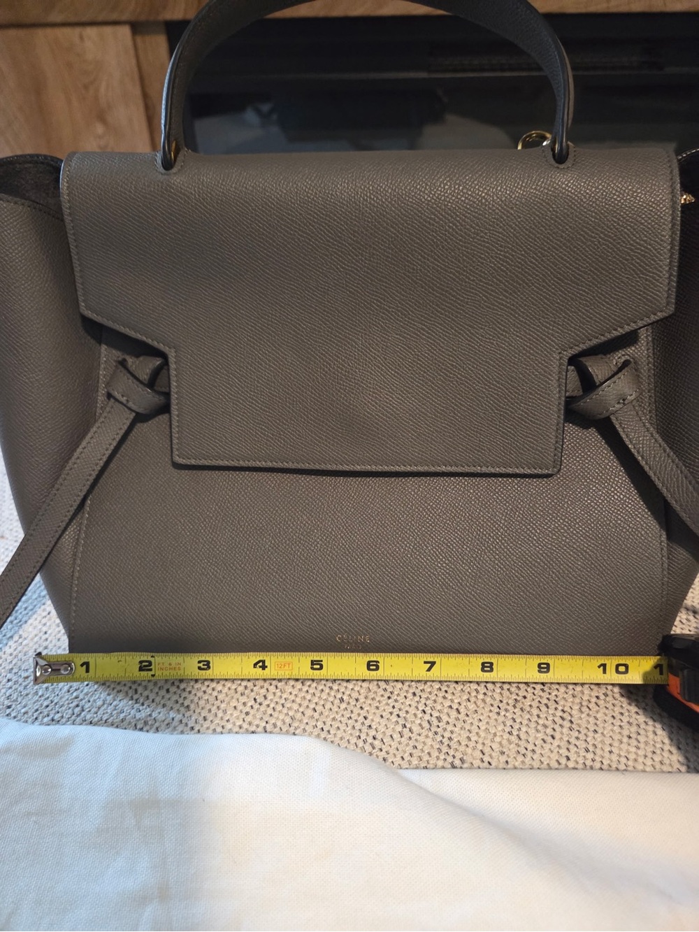 Celine leather mini belt bag gray - Picture 10 of 14